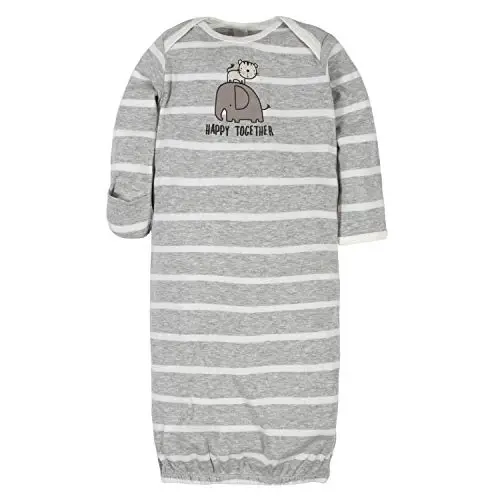 Gerber baby-boys 4-pack Sleeper Gown - GERBER (1)