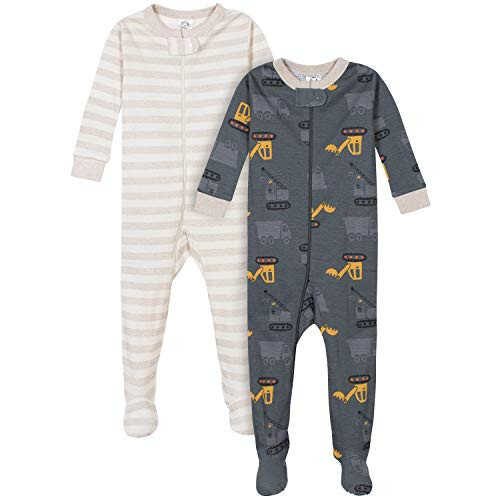 Gerber Bebek Erkek Çocuk 2'li Ayaklı Pijama - 43