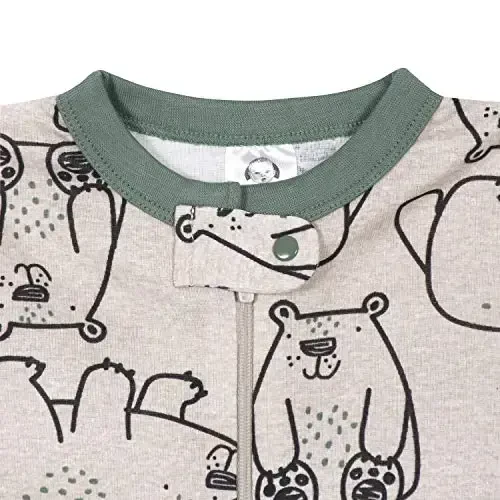 Gerber baby-boys 2-pack Snug Fit Footed Cotton Pajamas - 4