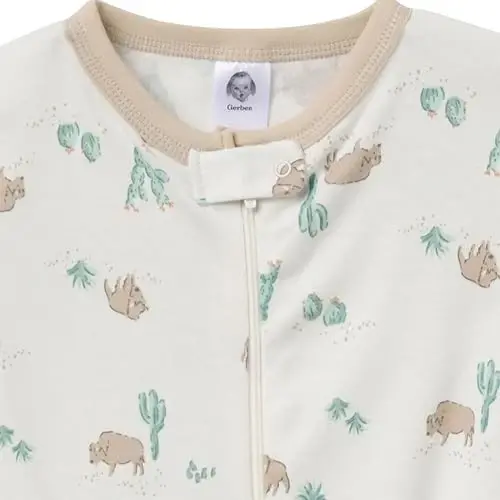 Gerber baby-boys 2-pack Snug Fit Footed Cotton Pajamas - 4