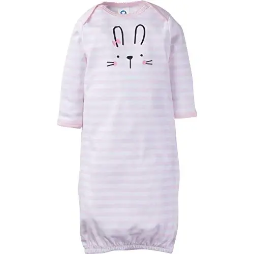 Gerber Baby Girls 4-Pack Sleeper Gown - 2