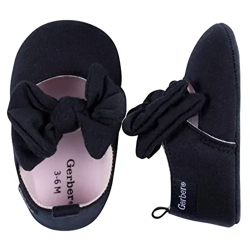 Gerber Baby Girls' Newborn Infant Girls' Ballet Crib Shoe - 1