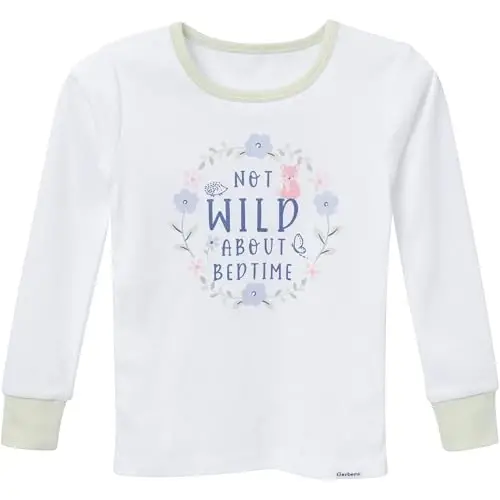 Gerber Baby Girls 4-Piece Cotton Pajama Set - 2