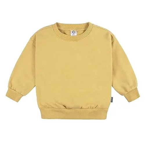 Gerber Baby Girls' Toddler 2-piece Fleece Sweatshirt and Jogger Set - 3