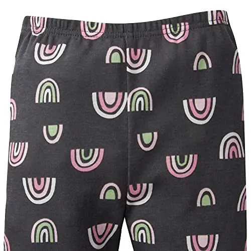 Gerber Baby Girls' Toddler Snug Fit 4-Piece Pajama Set - 4