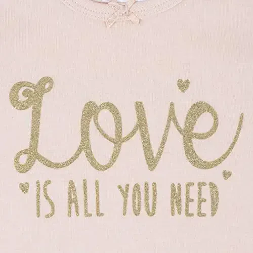 Gerber Baby Girls' Toddler Snug Fit 4-Piece Pajama Set - 6