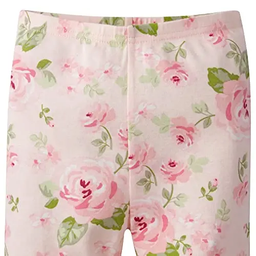 Gerber Baby Girls 4-Piece Cotton Pajama Set - 4