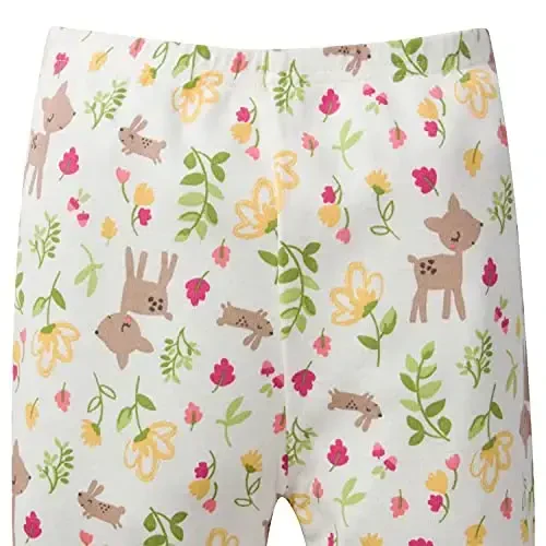 Gerber Baby Girls' Toddler Snug Fit 4-Piece Pajama Set - 4