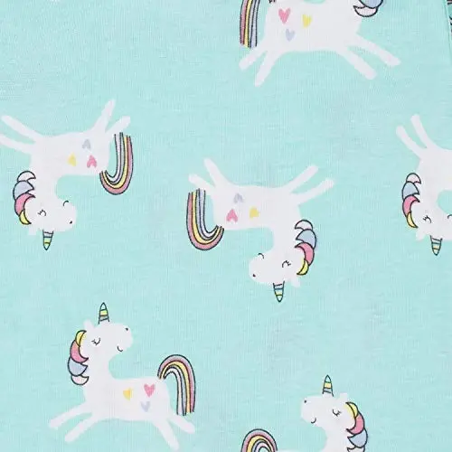 Gerber Baby Girls' Toddler Snug Fit 4-Piece Pajama Set - 7