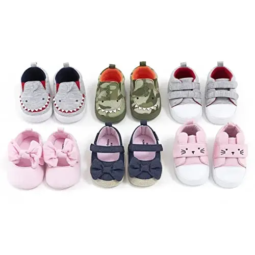 Gerber Baby Girls' Newborn Infant Girls' Ballet Crib Shoe - 6