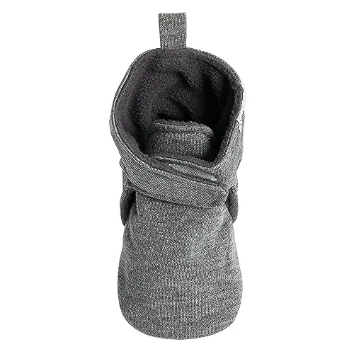 Gerber Baby Fleece Lined Wrap Fasten Non Skid Soft Slipper Booties - 3