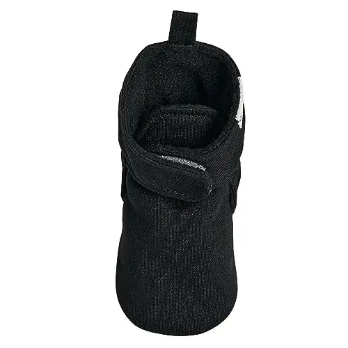 Gerber Baby Fleece Lined Wrap Fasten Non Skid Soft Slipper Booties - 3
