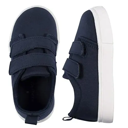 Gerber Kids Sneakers Crib Shoes Newborn Infant Toddler Neutral Boy Girl, Navy, 4 US Unisex - 1