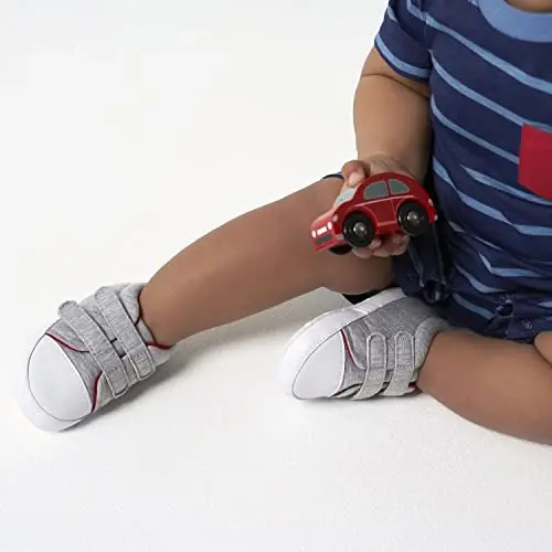 Gerber Baby Boys & Girls Sneakers Crib Shoes for Newborn - Toddler - 4