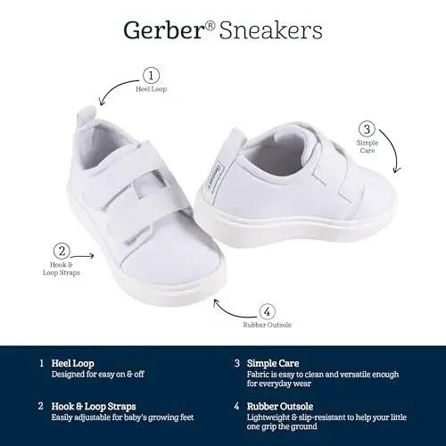 Gerber Kids' First Walker Sneakers - 6