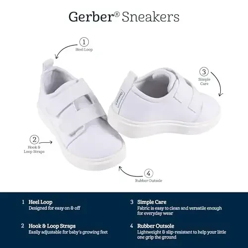 Gerber Kids' First Walker Sneakers - 6