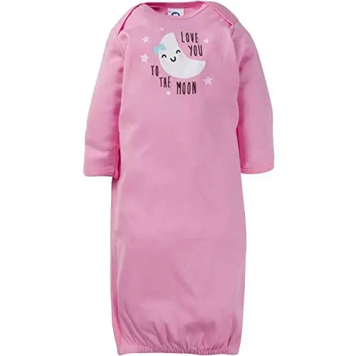 Gerber Baby Girls 4-Pack Sleeper Gown - GERBER (1)