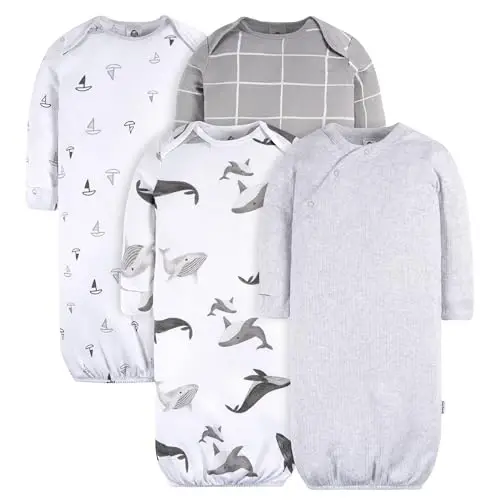 Gerber Baby Boys 4-Pack Sleeper Gown - GERBER
