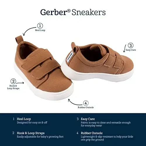 Gerber Kids' First Walker Sneakers - 5