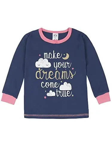 Gerber Baby Girls 4-Piece Cotton Pajama Set - 4