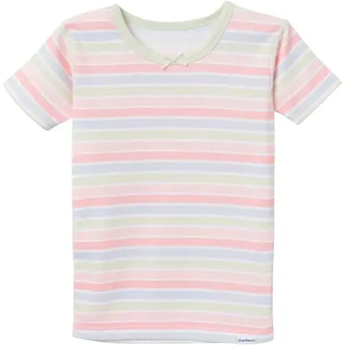 Gerber Baby Girls 4-Piece Cotton Pajama Set - 4