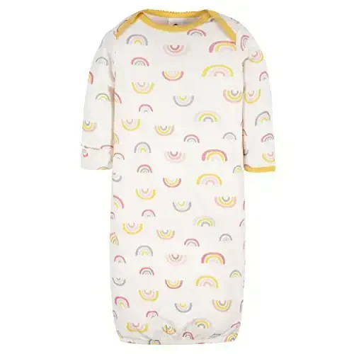 Gerber Unisex Baby 4-Pack Sleeper Gown - 4