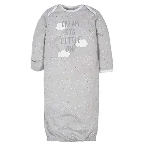 Gerber Unisex Baby 4-Pack Sleeper Gown - 2