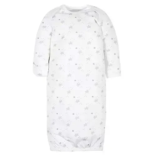 Gerber Unisex Baby 4-Pack Sleeper Gown - 3