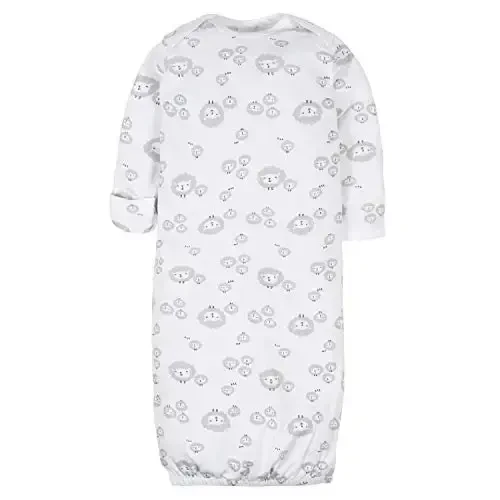 Gerber Unisex Baby 4-Pack Sleeper Gown - 5