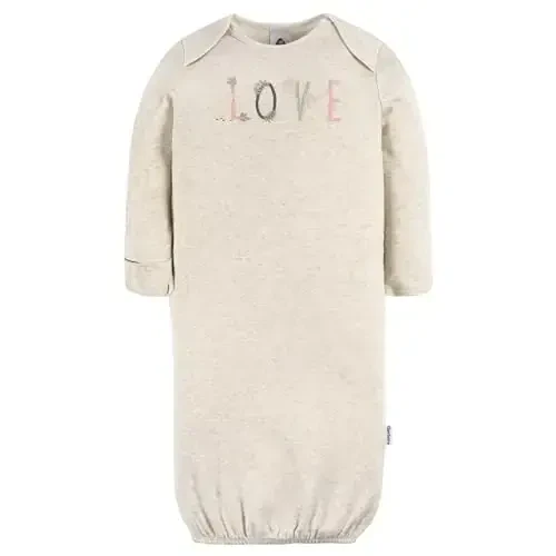 Gerber Baby Girls 4-Pack Sleeper Gown - 5