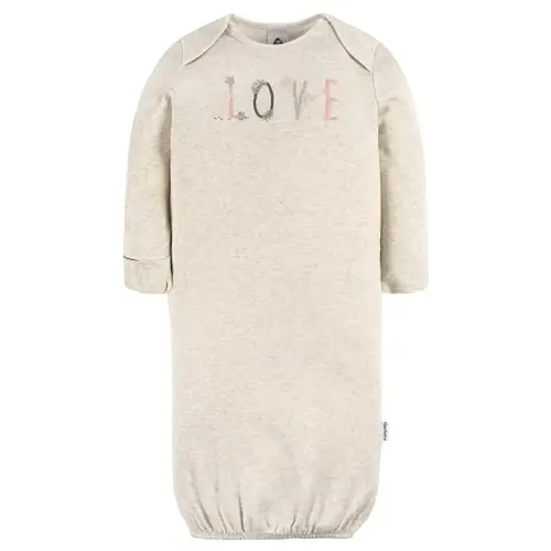 Gerber Baby Girls 4-Pack Sleeper Gown - 5