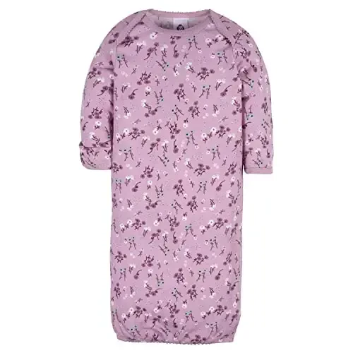 Gerber Baby Girls 4-Pack Sleeper Gown - 3