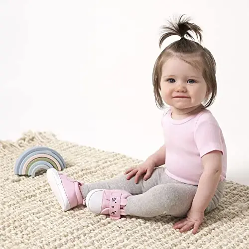 Gerber Unisex-Baby Poyabzal To'shak Oyoq kiyimlari Yangi tug'ilgan chaqaloqlar uchun neytral o'g'il qiz - 3