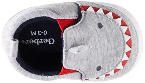 Gerber Unisex-Baby Sneakers Crib Shoes Newborn Infant Toddler Neutral Boy GirlCrib Shoe - 5