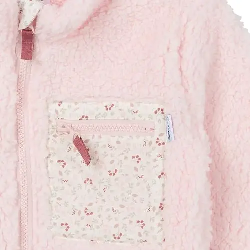 Gerber Unisex Baby Toddler Boys Girls Sherpa Fleece-Lined Zip Up Jacket - 5