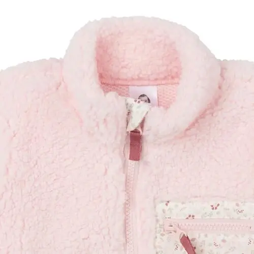 Gerber Unisex-Baby Toddler Boys Girls Sherpa Fleece-Lined Zip Up Jacket - 2