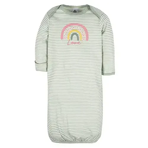 Gerber Unisex Baby 4-Pack Sleeper Gown - MODAZONE (1)