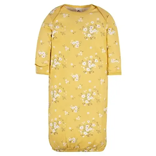 Gerber Unisex Baby 4-Pack Sleeper Gown - 3