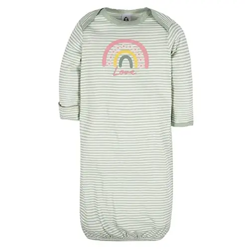 Gerber Unisex Baby 4-Pack Sleeper Gown - MODAZONE (1)