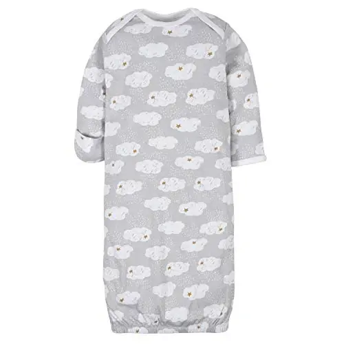 Gerber Unisex Baby 4-Pack Sleeper Gown - 4
