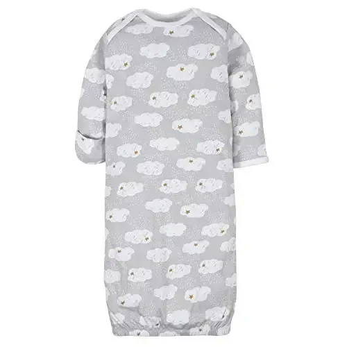 Gerber Unisex Baby 4-Pack Sleeper Gown - 4