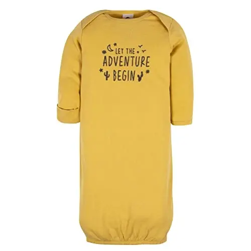 Gerber Unisex Baby 4-Pack Sleeper Gown - 2