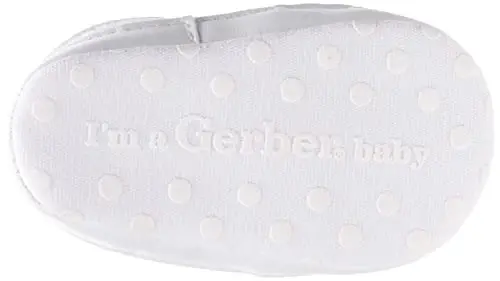 Gerber Unisex-Baby Sneakers Crib Shoes Newborn Infant Toddler Neutral Boy GirlCrib Shoe - 4