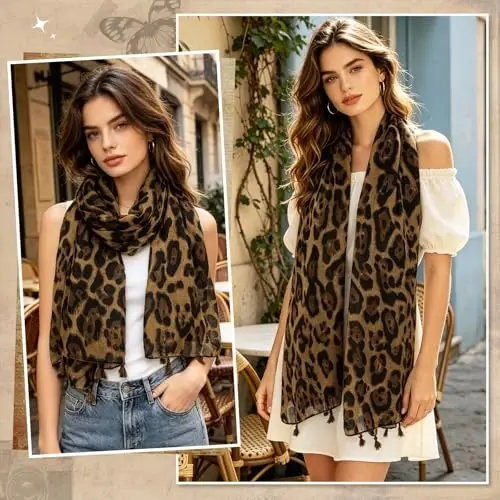 GERINLY Kadınlar için Hafif Çiçek ve Kuş Desenli Pamuklu Eşarp ve Şal, Yazlık Şal, Boho Eşarp, Seyahat - GERINLY (1)