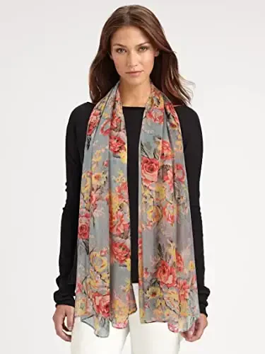 GERINLY Yengil шарфlar Moda Gullar Bosma Ayollar Paxta Oram Sharf Bosh платok Kuzgi Sovg'a - 6