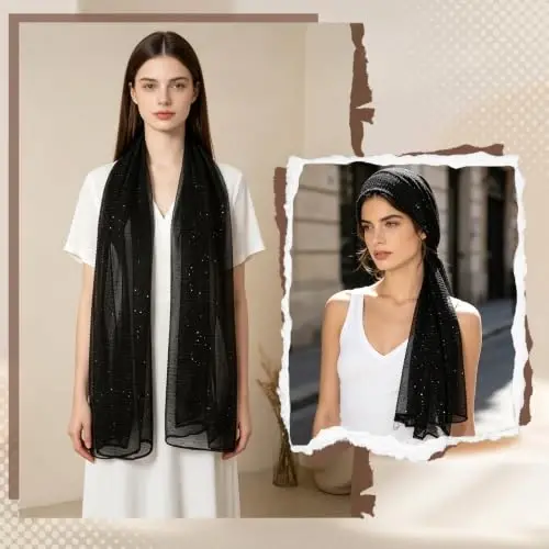 GERINLY Yengil Sharfchalar Modali Gullar Bosma Ayollar Paxtali O'rash Shari Bosh Ro'moli Yozgi Sovg'a - 4