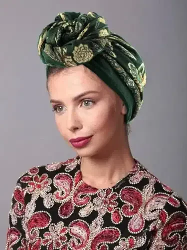 GERINLY Yengil Sharflar Moda Gullar Chop Etish Ayollar Paxta O'rash Sharf Bosh Ro'mol Kuzgi Sovg'a - 5