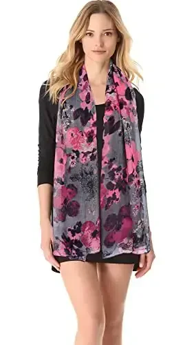 GERINLY Yengil Sharflar Moda Gullar Chop etish Ayollar Paxta O'rash Sharf Bosh Ro'mol Kuzgi Sovg'a - 6