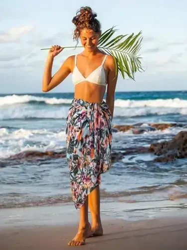 GERINLY Yengil sharflar Moda gullari ayollar paxta ro'mol bosh ro'mol kuzgi sovg'a chop etish - 4