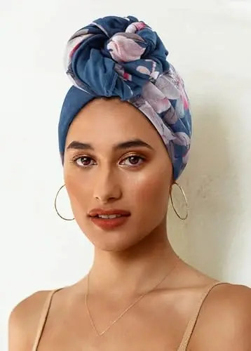 GERINLY Yengil sharflar Moda gullari Ayollar paxta ro'mol bosh sharf kuzgi sovg'a - 3